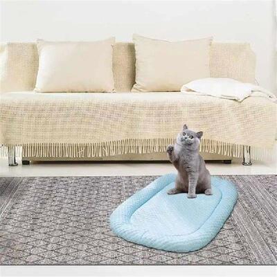 Dog Cooling Pad Puppy Ice Mat Chin Support Soft AntiSlip