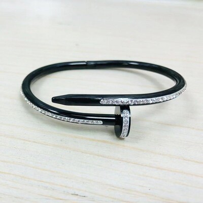 Classic Brand Nail Open Bracelets Female Temperament Simple