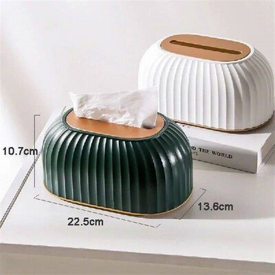 Nordic Striped Tissue Box Holder High Quality Toilet Paper