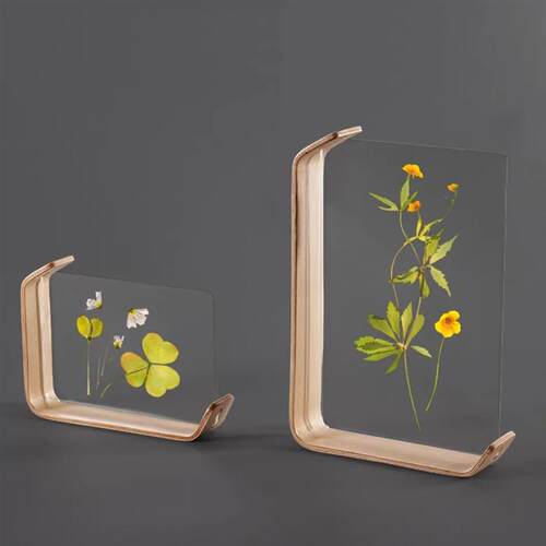 Acrylic Wooden Photo Frame Herbarium Display Frame Calendar