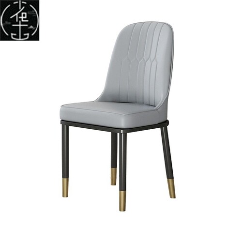 Nordic restaurant Dining chair backrest makeup soft stool