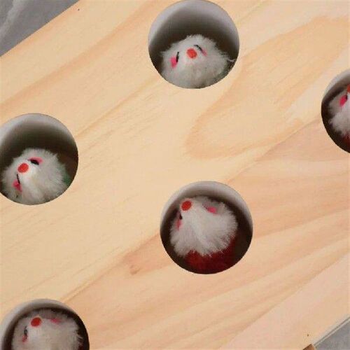 New Wooden Miaofairy Cat Toy 3-in-1 Sturdy Cat Toys Funny
