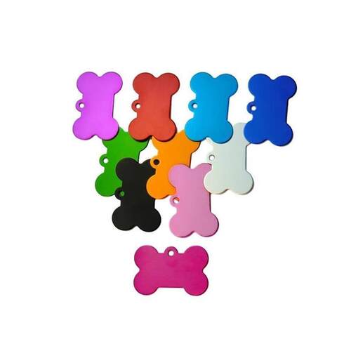 Wholesale 20pcs Bone Double Sides Personalized Dog ID Tags A
