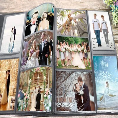 Photo Album 4x6 500 Photos Pages Large Capacity Leather Cove
