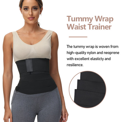 Waist Trainer Snatch Bandage Wrap Tummy Sweat Sauna Trimmer