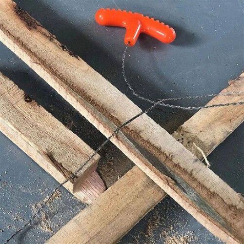 Manual Hand Chain Saw Portable Emergency Survival Stainless