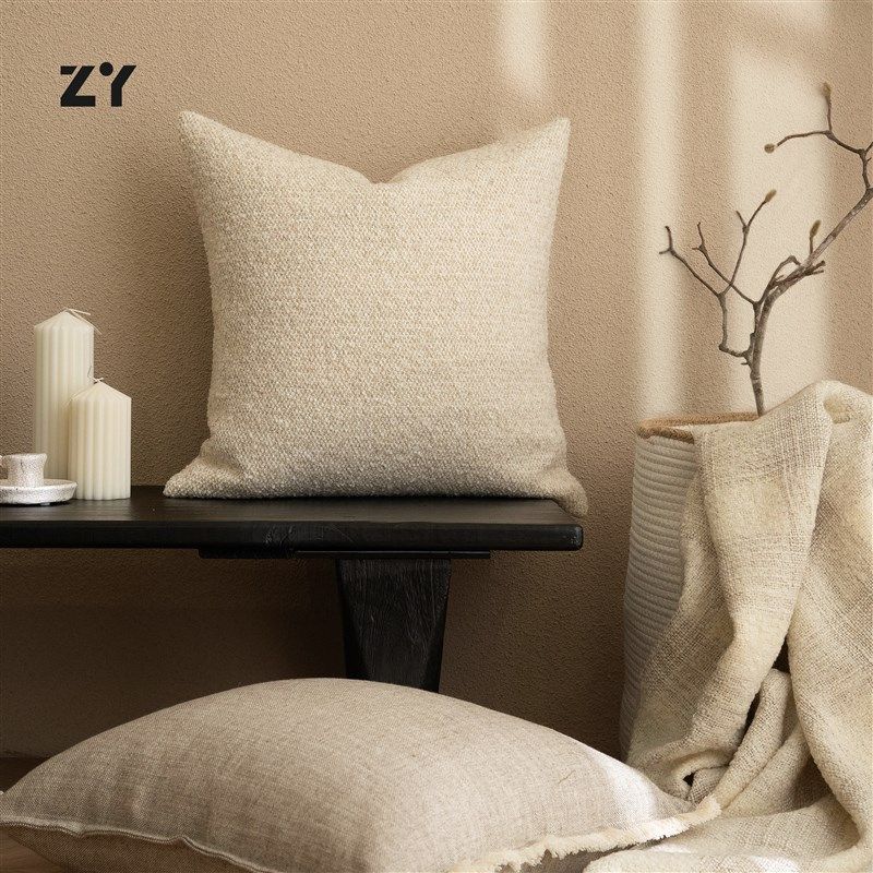 致悦【现代】棉麻抱枕客厅沙发靠枕休闲风高级感民宿样板间靠背垫,居家布艺,靠垫/抱枕,淘宝优惠券,粉丝福利购,淘宝优惠卷