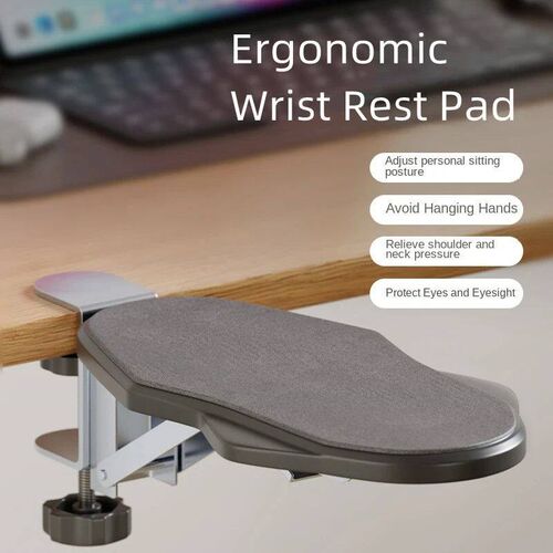 Foldable Ergonomic Computer Desk Arm Rest Pad Wrist Rest Sup