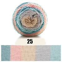 100g 193M Rainbow segment dyed yarn 5 Strand wool DIY Handma thumbnail 5