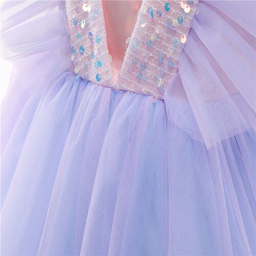 Girls Ruffles Princess Dress For Kids Wedding Elegant Party