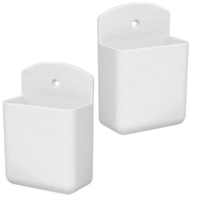 2 Pcs Wall Mount Bracket Remote Control Holder Wall-mounted