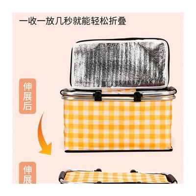 Picnic basket portable rattan food storage basket lunch box