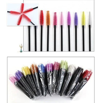 New 1000/500/50Pcs Disposable Mascara Wands Applicator Lashe