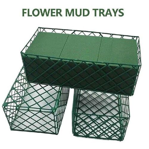 10pcs Plastic Floral Mud Cage Fixture Floral Arrangement