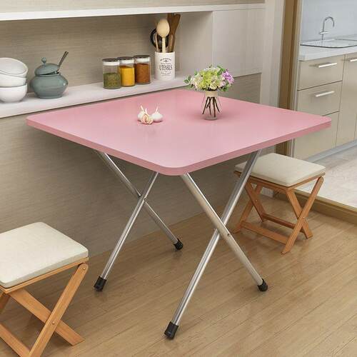 Foldable Square table family dining table and chair combinat
