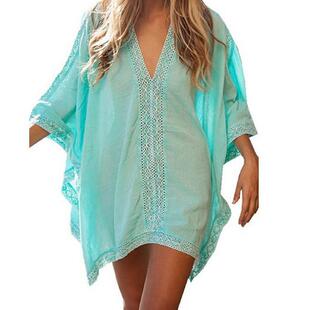 2023 Ladies New Summer Sun Beachwear Tunic Beach Dress Beach