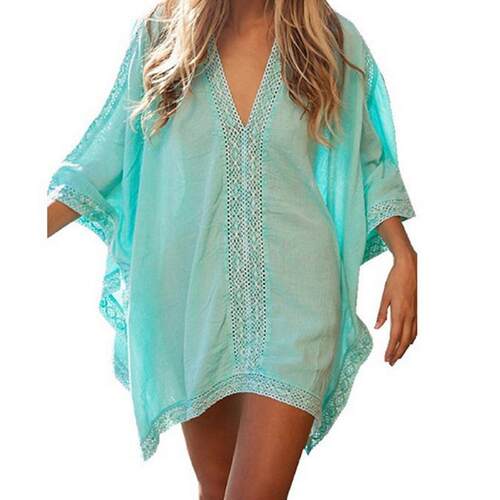 2023 Ladies New Summer Sun Beachwear Tunic Beach Dress Beach