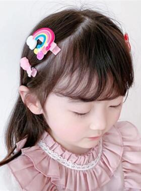 10PCS/Set New Girls Cute Cartoon Unicorn Hair Clips Kids Lov