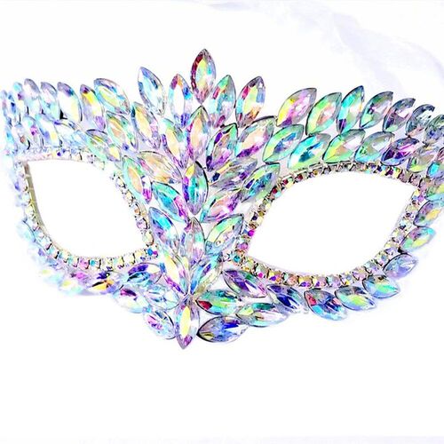 Stonefans Bling Masquerade Face Mask Crystal for Wonen