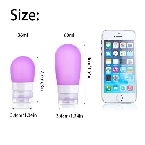 Portable travel bottle Silicone Travel Bottles Cosmetics Sha
