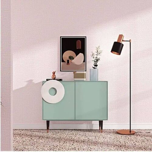 50cmX10m Linen 3D Foam Self-adhesive PVC Solid Color Thicken