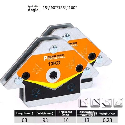 2pcs 13KG Magnetic Welding Holders Angle Solder Arrow Magnet