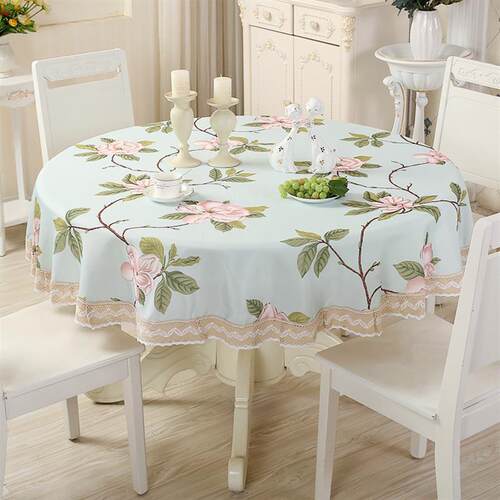 220cm PVC round table cloth cover tablecloth waterproof
