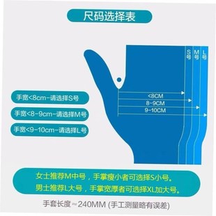 Disposable PVC gloves 20/100 household kitchen latex glove