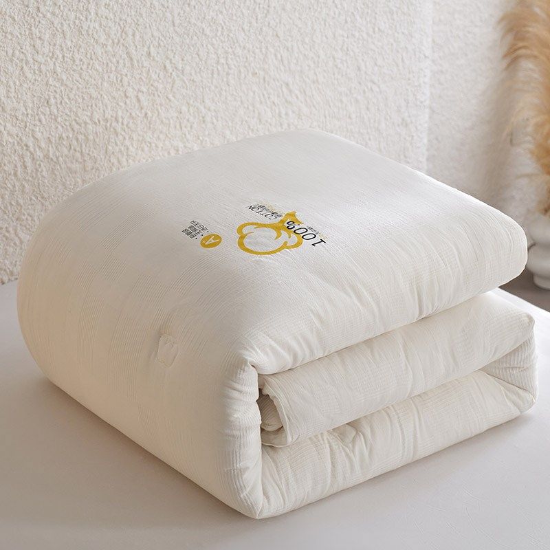 类全棉无染色水洗提花新疆细棉棉花被四季款春秋被加厚冬被棉絮,床上用品,棉花被,淘宝优惠券,粉丝福利购,淘宝优惠卷