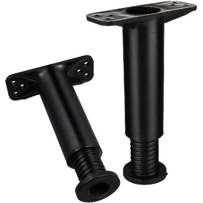2 Pcs Adjustable Bed Support Frame Desk Legs Furniture