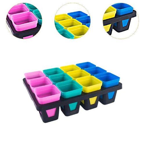 Nursery Pots Tray Reusable Sturdy Wear Resistant Small