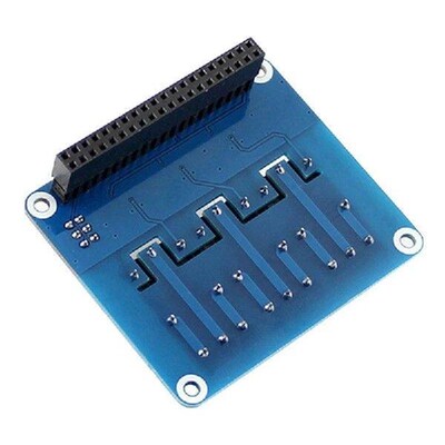 1 PCS 3 Channel Relay Extention Board For Raspberry Pi 5/4B