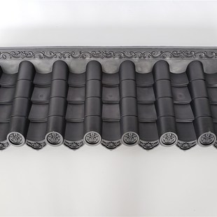 仿古单面坡马头墙屋檐一体瓦树脂瓦仿古一体瓦中式 门头瓦琉璃瓦