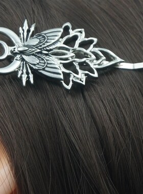 12 pcs nature insect moth Hair Clip woman butterfly Hair cli