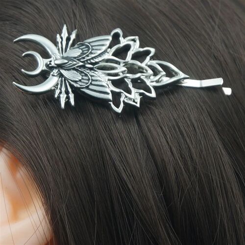 12 pcs nature insect moth Hair Clip woman butterfly Hair cli