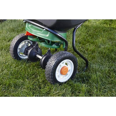 Spreader for Grass Seed, Fertilizer, Salt, Ice Melt, Durable