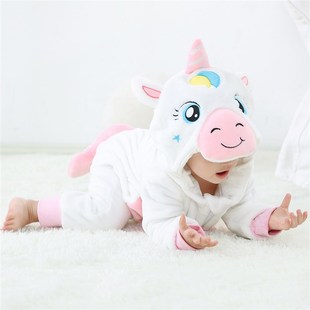 Kids Onesie Pajamas Animal Panda Tiger Unicorn Ropa Bebe Bab