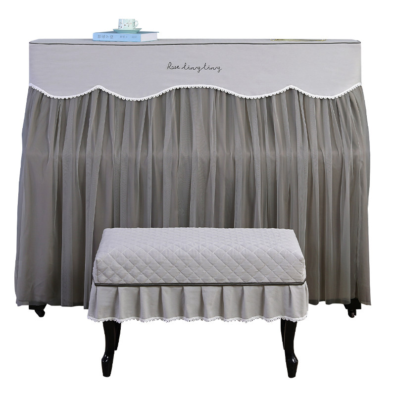 典雅钢琴罩欧式钢琴全罩布艺中开钢琴弹琴不取防尘罩琴凳罩盖布,居家布艺,钢琴罩,淘宝优惠券,粉丝福利购,淘宝优惠卷