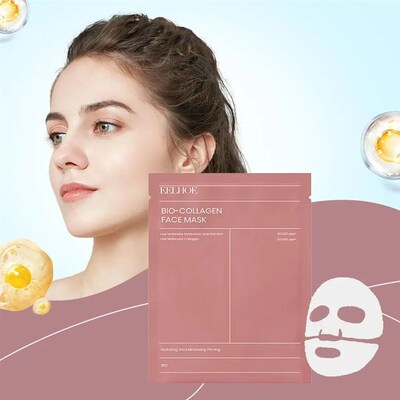 1/5/10PCs Bio Collagen Face Mask Shrink Pores Deep Hydrating
