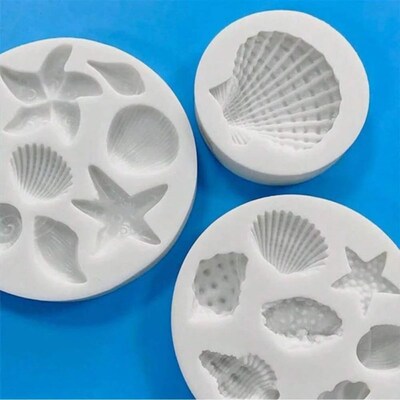 Silicone Shell Silicone Mold Cake Fondant Conch Baking Mould