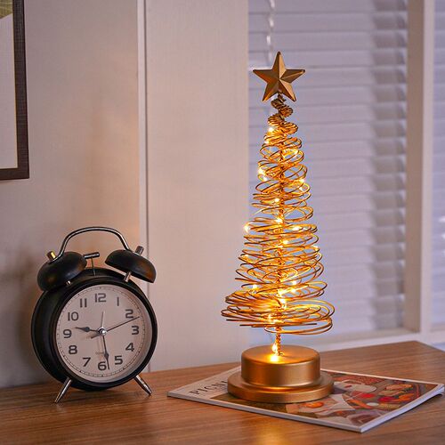 New LED Christmas tree light ornament bedroom desk lamp