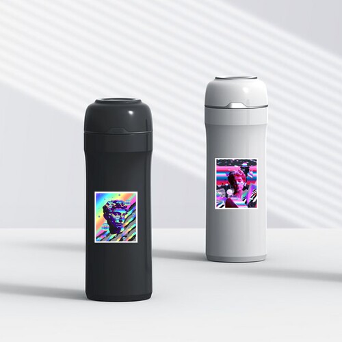 50PCS Dreamy Cool Stickers Aesthetic DIY Decorative Laptop P