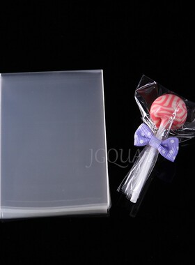Transparent Flat Open Top Small Plastic Bags Candy Lollipop