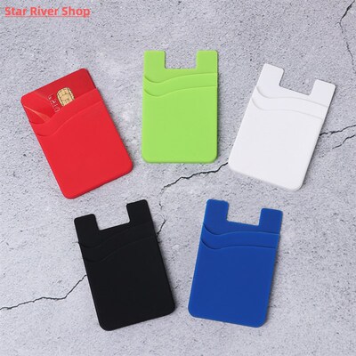 Hot Sale Phone Card Holder Silicone Mobile Phone Back Card H
