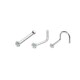 nose zircon nail ring single Nose puncture piercing