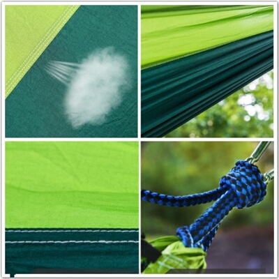 Outdoor Camping Hammock - Portable Nylon Parachute Lightweig