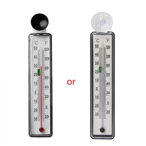 1PCS Aquarium Fish Tank Thermometer Glass Meter Water Temper