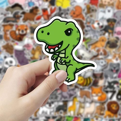 10/20/50/100pcs Lovely Cartoon Animal Stickers Fridge Statio