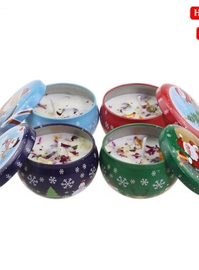 Christmas Scented candles Set 100% Soy wax Christmas gifts