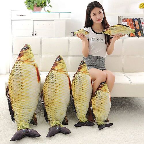 20/30/40cm Creative Simulation Crucian carp Grass Fish Grass